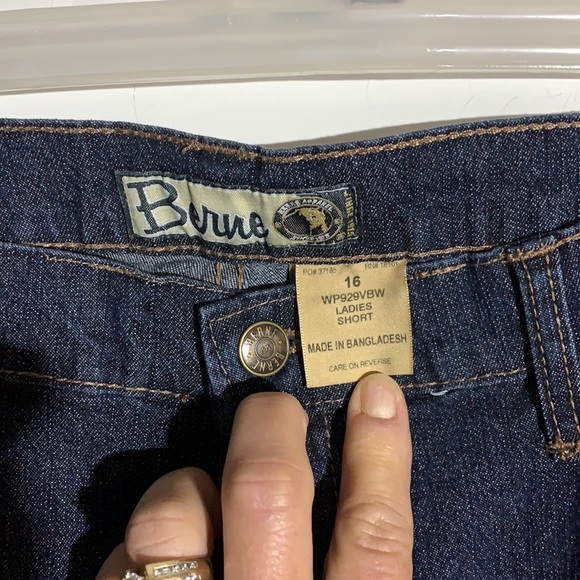 NWT Berne carpenter jeans size 16 short - Picture 2 of 4